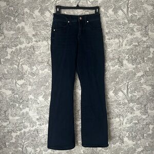 Express Dark Wash Mid Rise Jeans